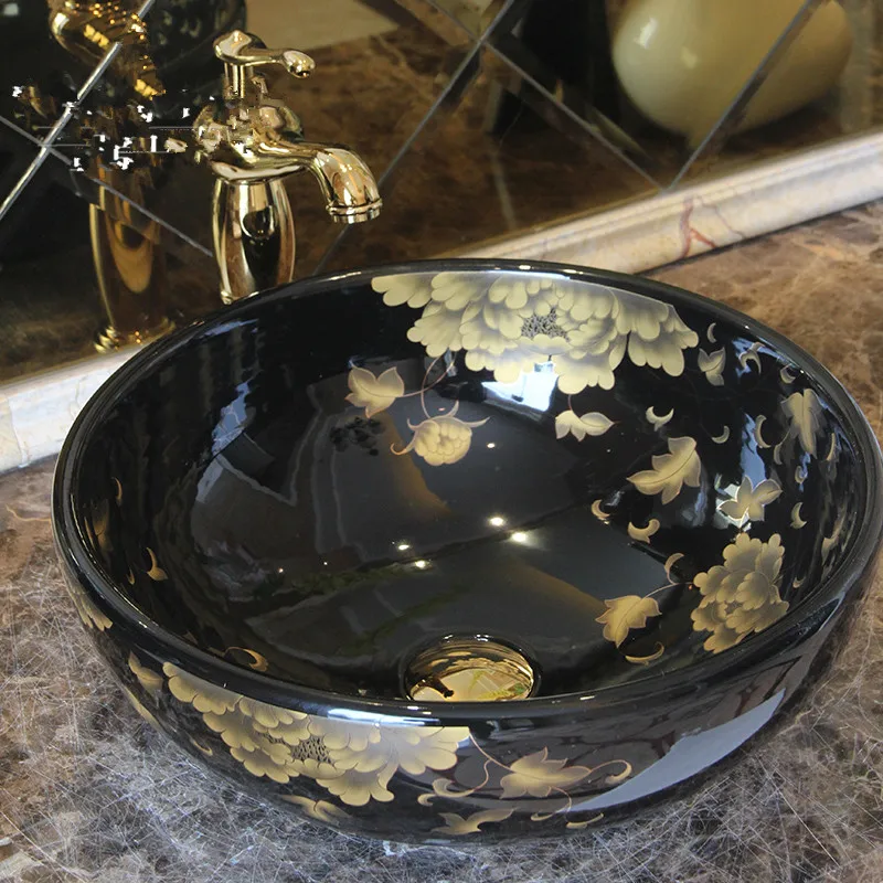 Китайская раковина ручной работы искусственная раковина|vintage vanity sink|vanity sinkbathroom