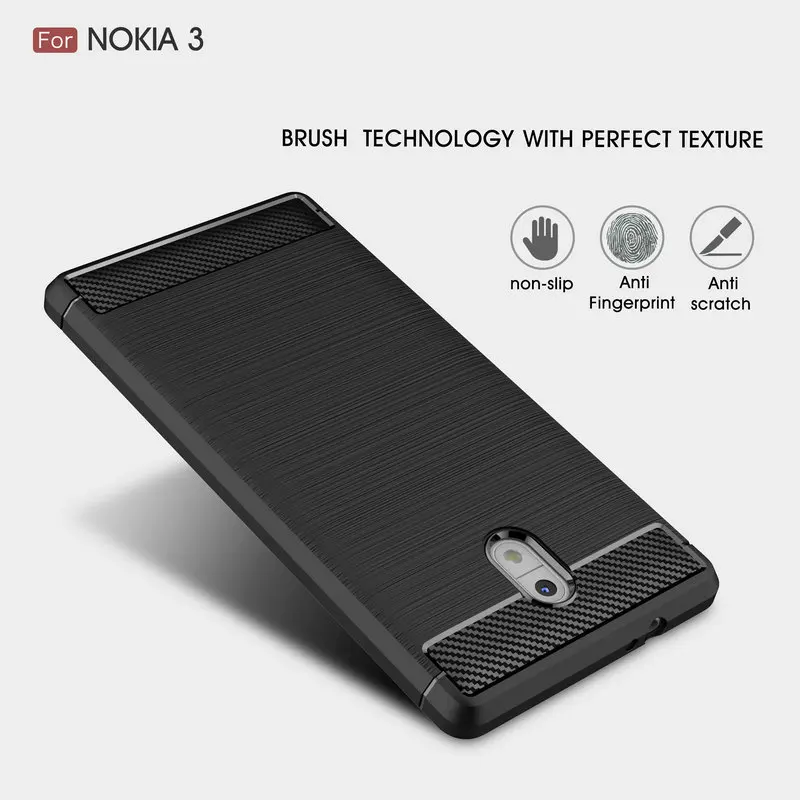 Противоударный кожаный чехол для Nokia 3 1 Plus 2 2018 задняя крышка телефона тонкий