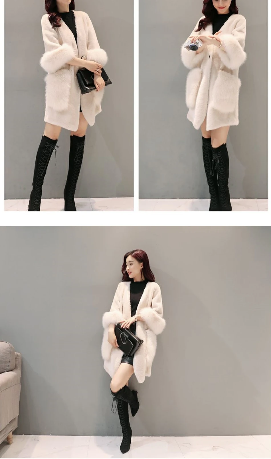Пальто из искусственного меха, пушистая куртка, корейский стиль, Kawaii Abrigos Mujer Invierno,, розовое меховое легкое пальто, Mujer Elegante, плюшевое меховое пальто