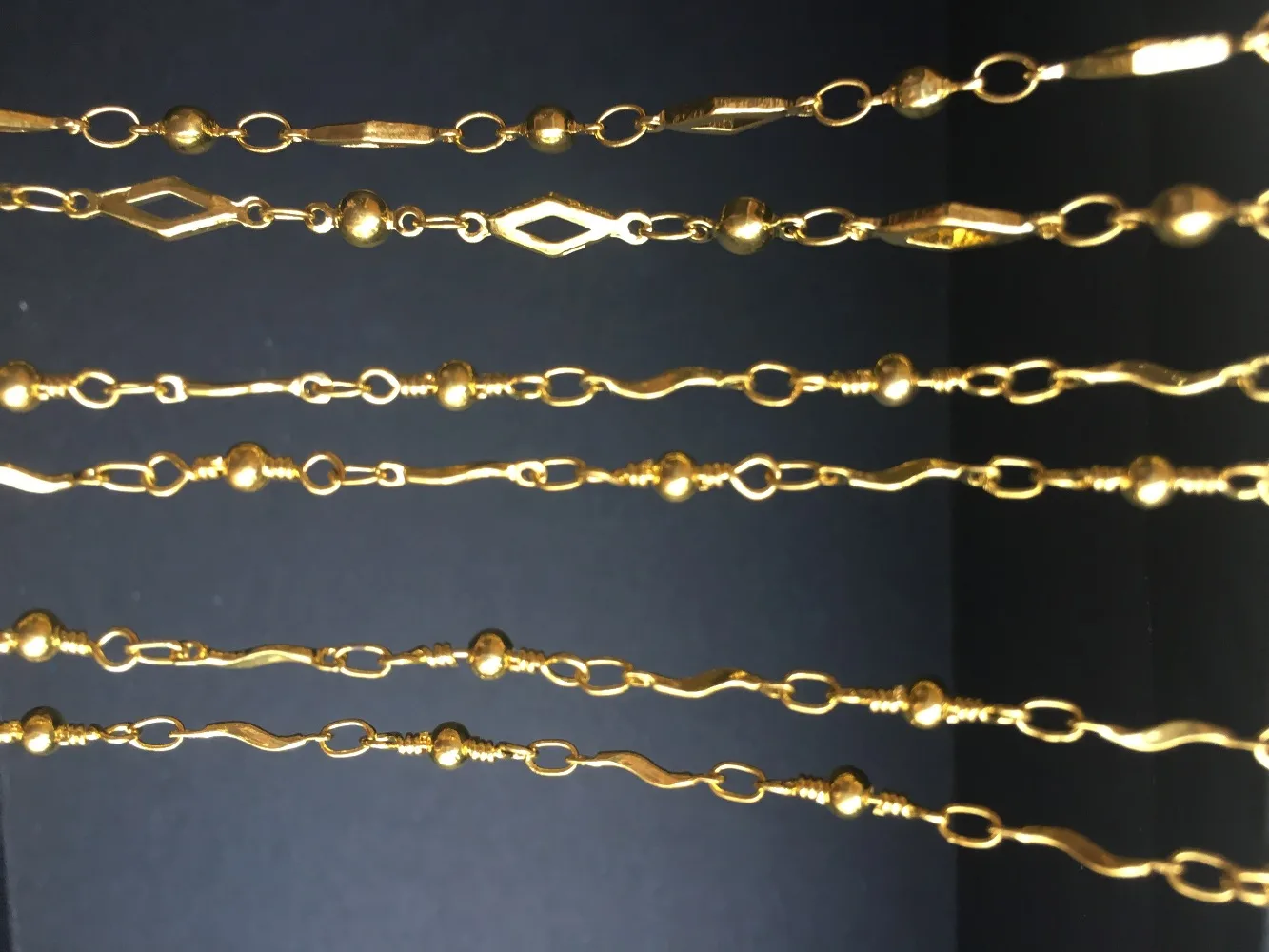 eyeglass gold retainer eyewear metal brass copper chain spectacle holder cord string silicone end