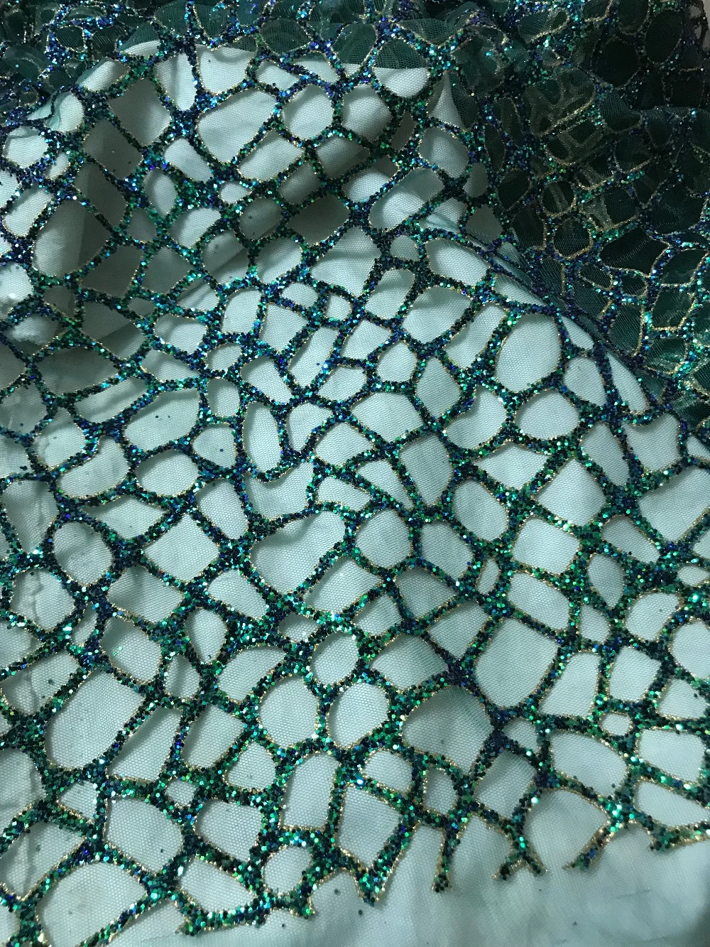 Красивый дизайн склеенная блестящая ткань Cyndi-1010462 Блестящий Блеск для вечеринки