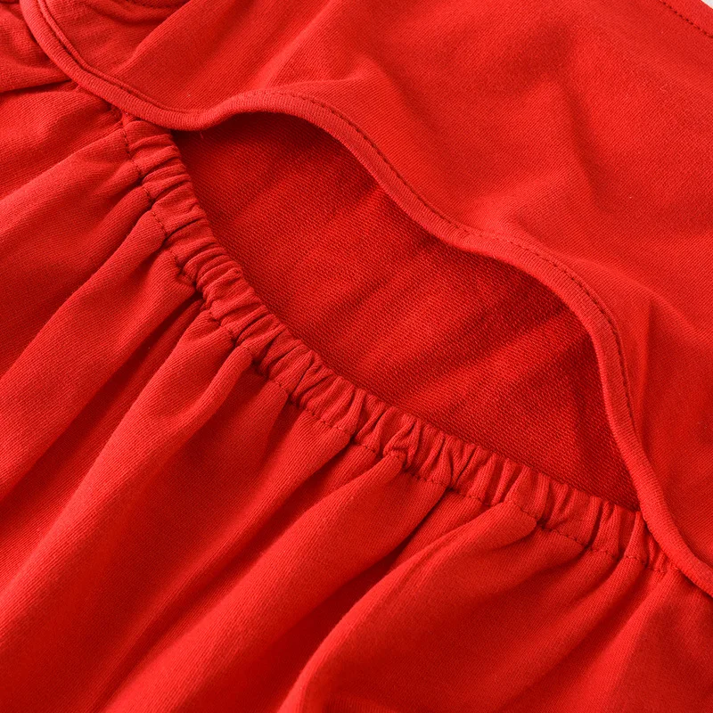 Kids Girls Cotton Summer Dresses 2019 New Big Teenage Sleeveless Dress Preppy for Red Vestidos 8 9 10 12 Years | Детская одежда и