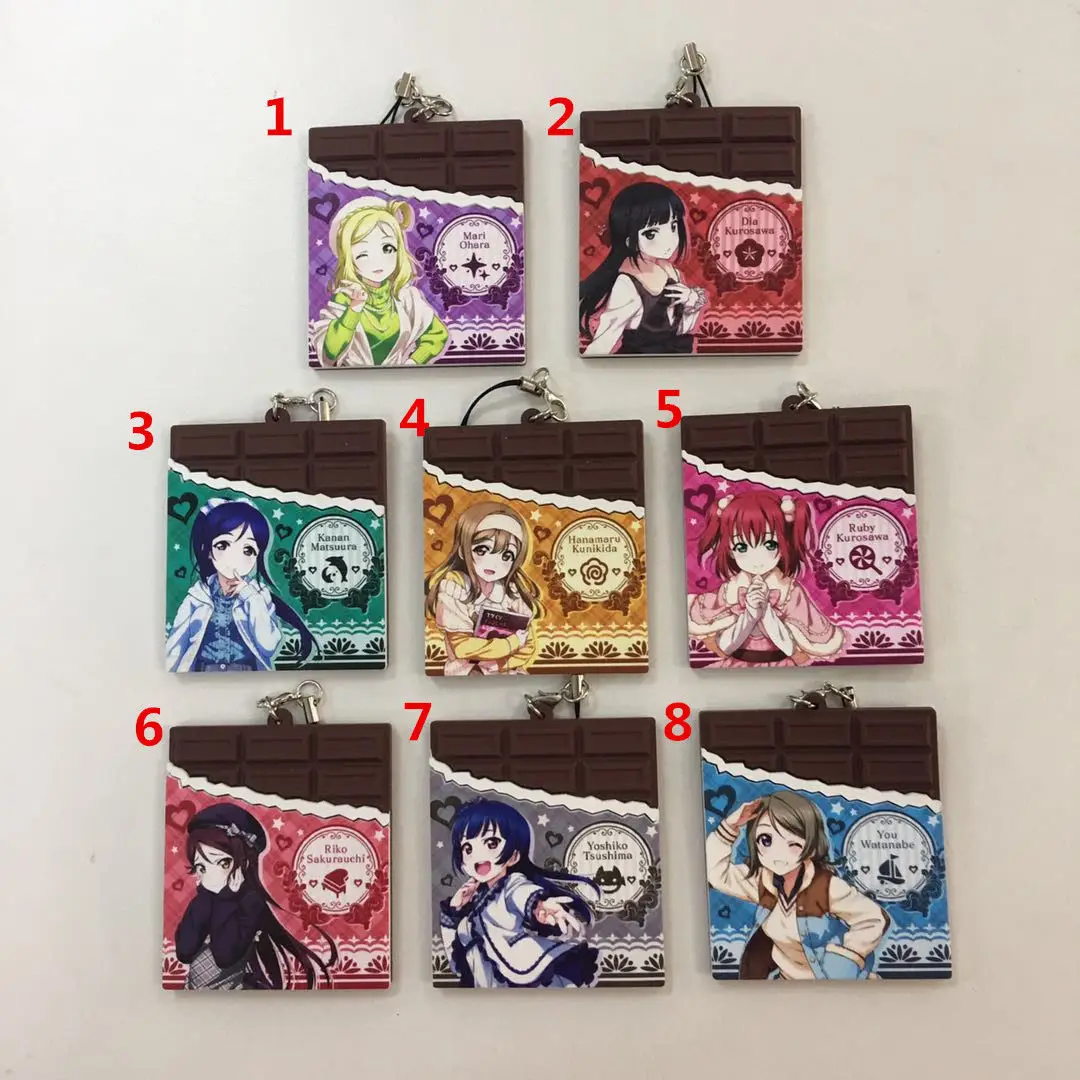 T1378 аниме LOVELIVE lovelive резиновый брелок для ключей Редкие ремешки Косплей|Ловцы снов