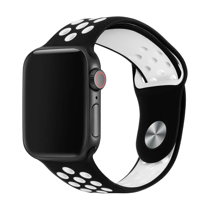 19 Спортивный ремешок для наручных часов Apple Watch 38 мм 40 мм 42 44 мм браслет для наручных часов Apple Watch, ремешок Ремешок для наручных часов iWatch серии 4/3/2/1 81010 - Цвет ремешка: 19