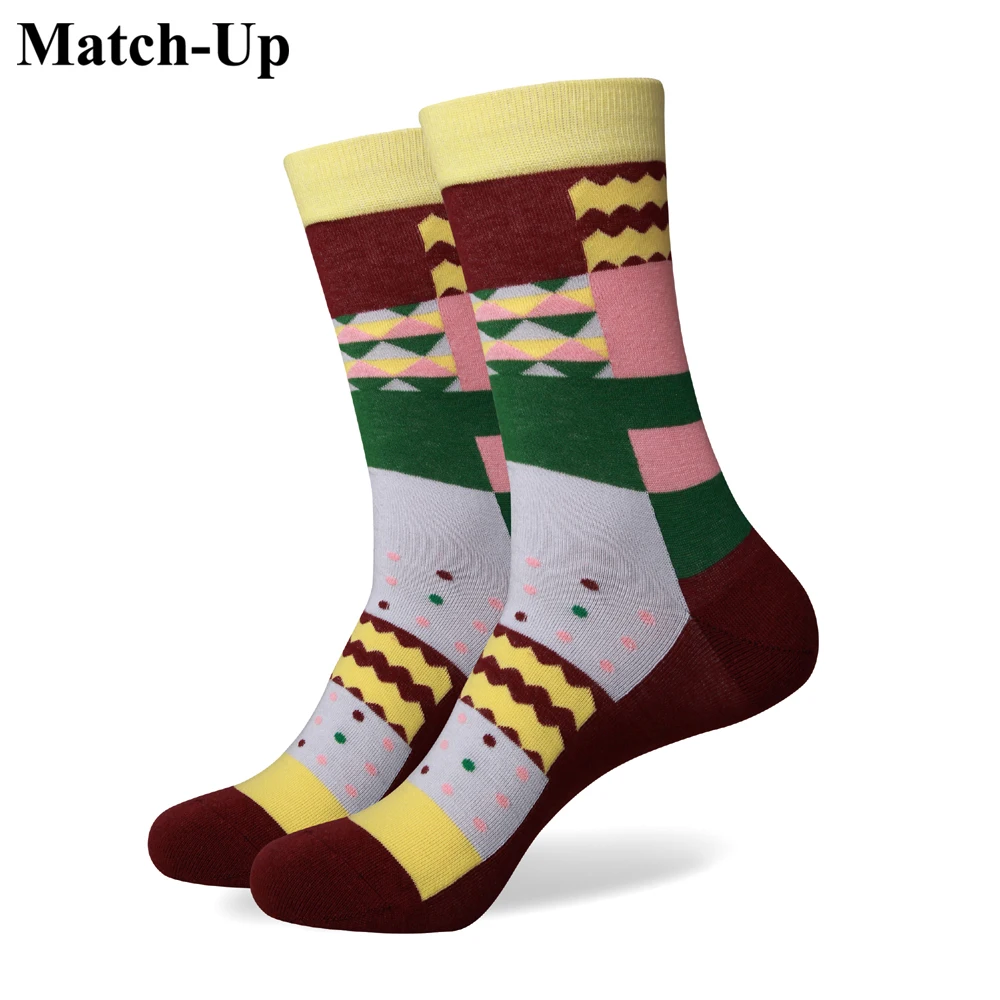 

Match-Up men colorful combed cotton socks 268