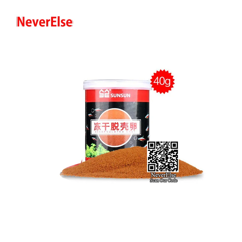 40 gram 40/100 г аквариум Корм для аквариумных рыбок сублимированный креветок яйца для мелких рыб/Золотая рыбка/Betta fish/Тропические рыбы/с украшением в виде кристаллов креветка с высоким содержанием белка - Цвет: 40 gram