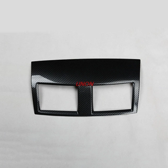 Carbon black 1pc Подходит для Toyota RAV4 2009-2013 интерьер ремонт центральный контроль углеродное волокно персиковое дерево зерна воздуха наклейка на розетку - Название цвета: Carbon black 1pc