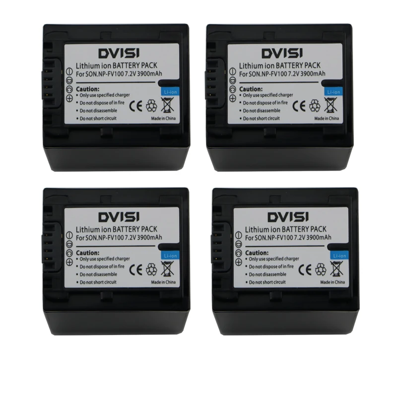 Аккумулятор для камеры Sony 7 2 В 3900 мА/ч NP FV100 NPFV100 NP-FV100 SX15 DCR-SR15 HC9 PJ10 TD20V FDR-AX100 с