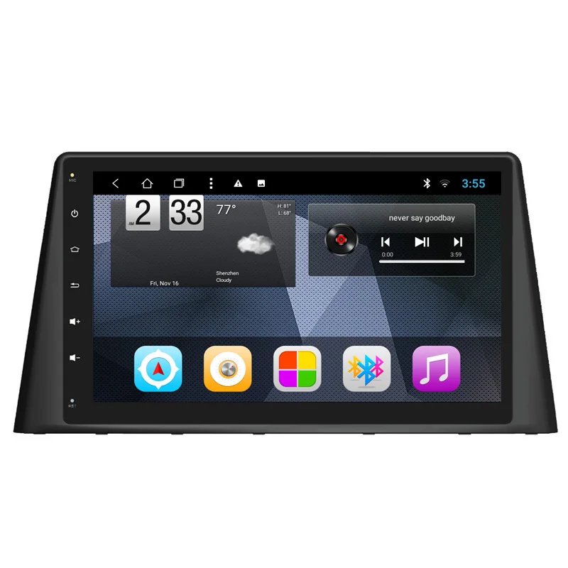 NaviTopia 10 1 дюймов Восьмиядерный Android 8 автомобильный dvd-плеер для peugeot 308 2016