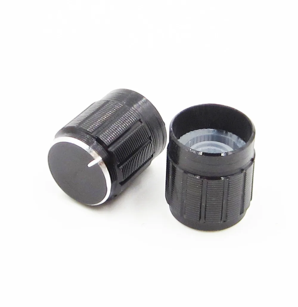 5 шт. полезный регулятор громкости поворотные ручки для 6 мм Dia вкатанный вал