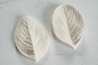 silicone double sided leaf veiner for fondant and gumpaste mould cake decoration tools rose leaf double veiners