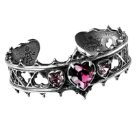 2018 new gothic elizabeth i ladies bracelet symbolizes love retro heart shaped bracelet hollow party bracelet jewelry