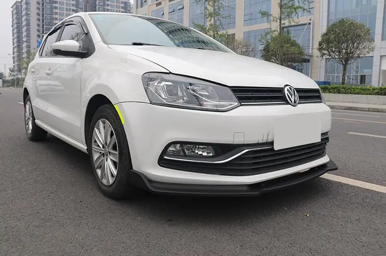 Для volkswagen polo Передний бампер диффузор протектор для- обвес бампер задняя Лопата губы задний спойлер