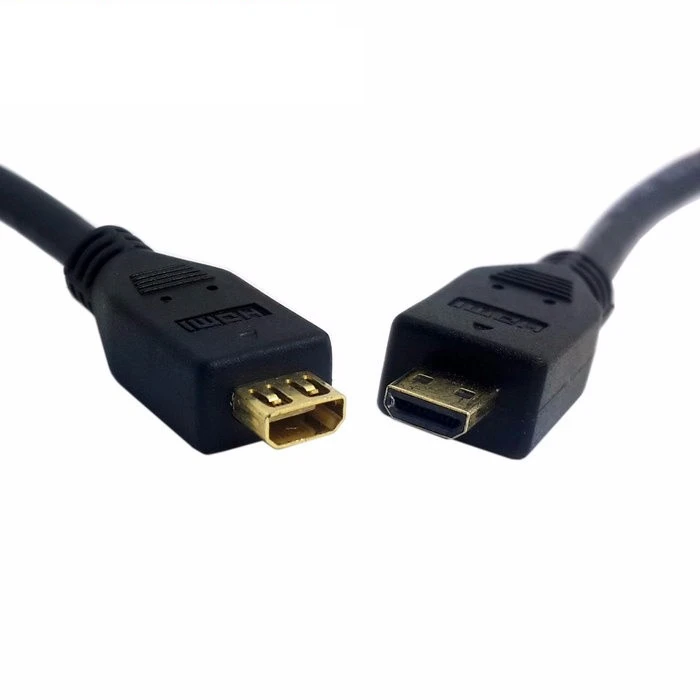 

Micro HDMI Type D Female to Male Extension Cable V1.4 High Speed 30cm 1ft for Tablet PC & Cell Phone