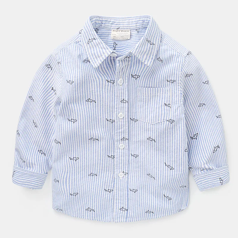 Горячая Распродажа Новое поступление 2019 Детские рубашки для мальчиков хлопковые