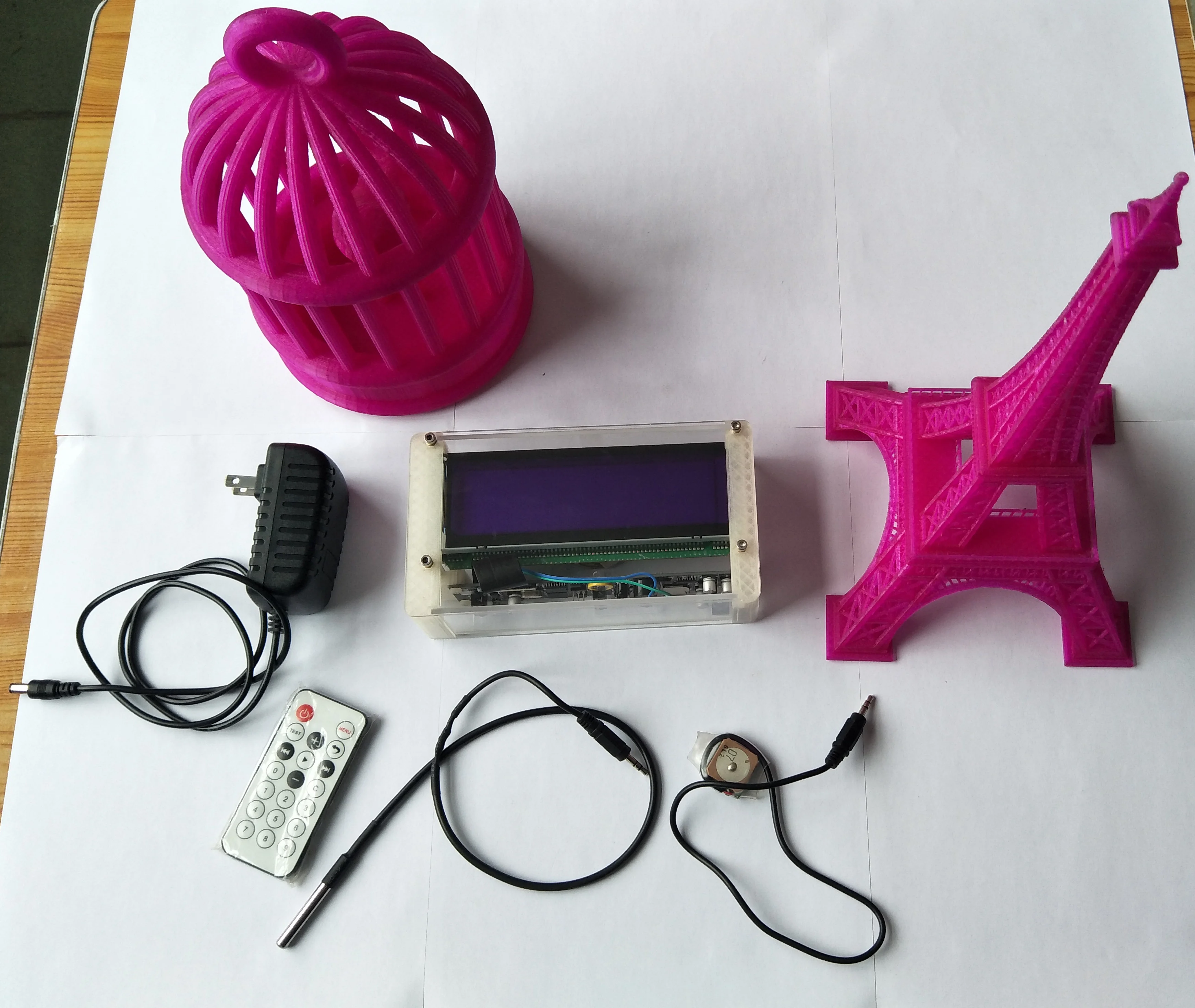 E & M DIY VFD набор часов VFD25363 для электрической трубки дисплей спектра музыки