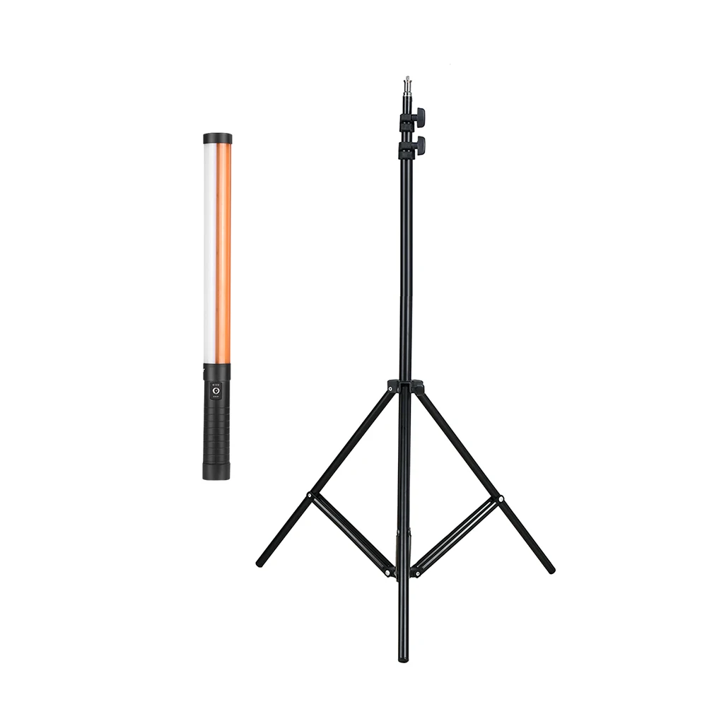 

Фонасветильник портативный светодиодный для видеосъемки 3200-5600K + светильник м/6,6 футов