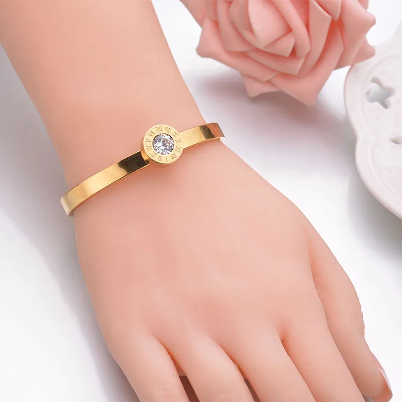 Женский комплект ювелирных изделий UZone серьги из нержавеющей стали золотого