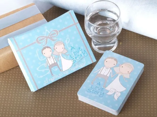Подарок на свадьбу и подарки для гостей Love Story игральные карты игра в покер
