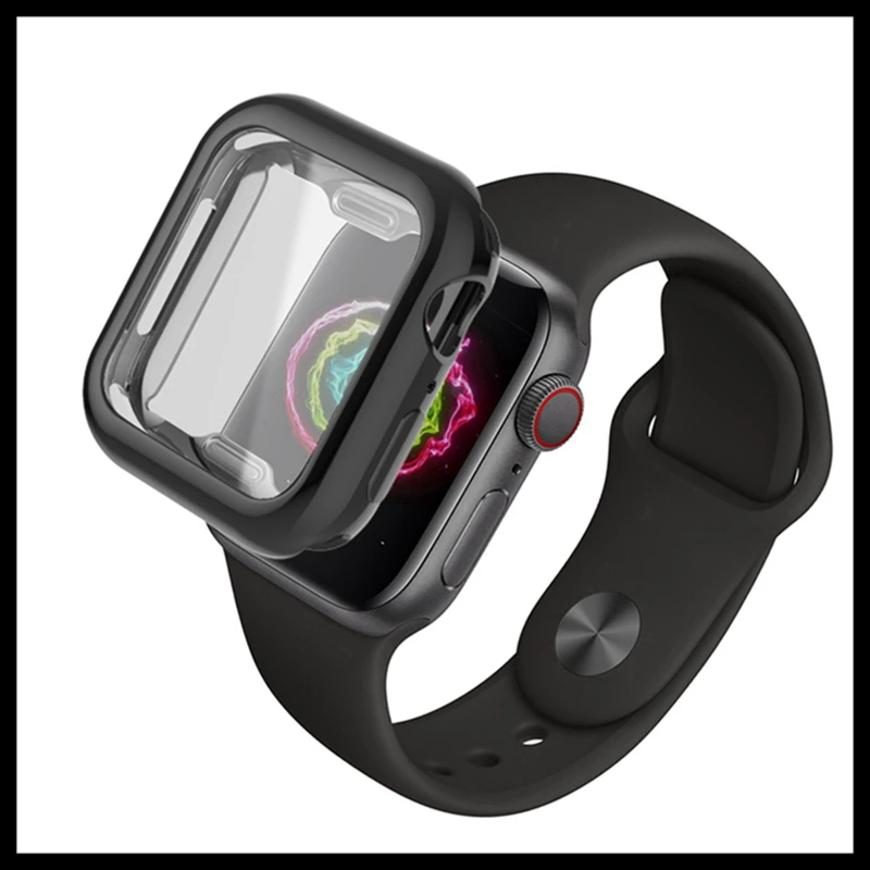 Filiwatch Цвет гальванический чехол для Apple Watch версии 4/3/2/1 Smartwatch Экран защитное
