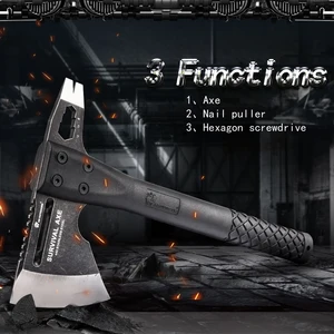 Новое поступление, тактический топор King Sea, топор для охоты, кемпинга, выживания, мачете, ручной инструмент, топор