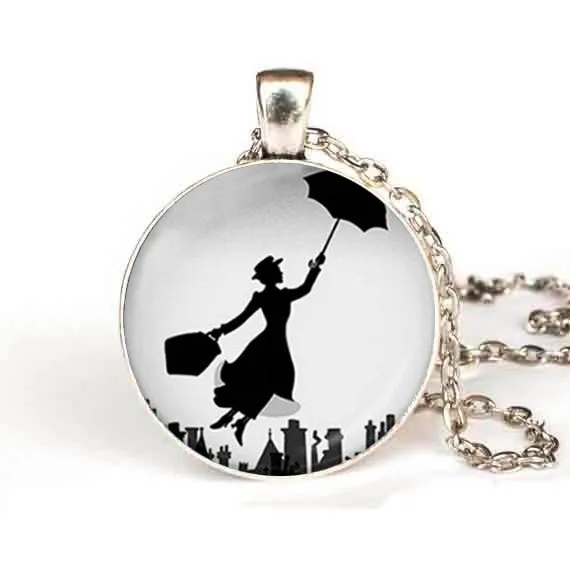 Кулон Mary Poppins в классическом стиле цепочка из фильма ювелирные изделия мужские и