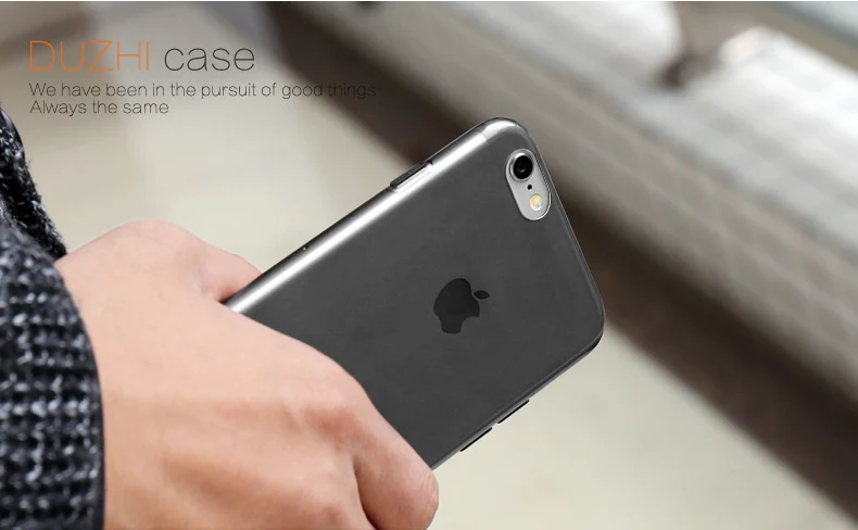 Ultrathin HD Transparent Slim Phone Cases For Apple iphone 6 /6S/6 Plus/6S Plus Soft Imported TPU Case Cover DUZHI Brand BA176 | Мобильные