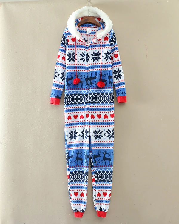 Флисовая Пижама с капюшоном теплые ползунки для взрослых домашняя одежда сна