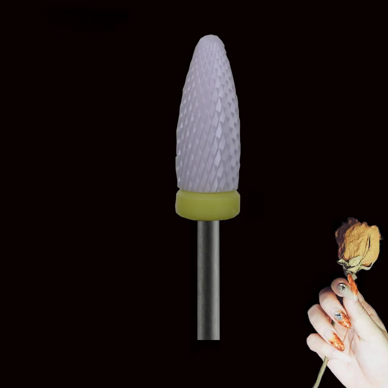 

Pink Ceramic Nail Drill Bit - Flame Bit - XF