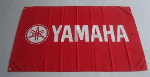 

New Car Racing Banner Flags 3x5FT for Yamaha Flag Red Free Shipping