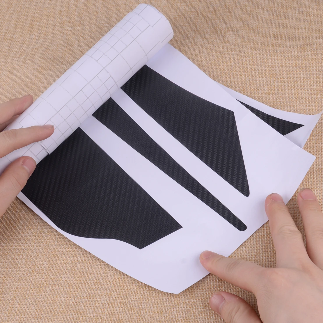 

DWCX 8pcs/set Car Vinyl Front Grille Sticker Decal Decorative Trim Overlay Fit for Honda Accord 10th Sedan 4 Door 2018