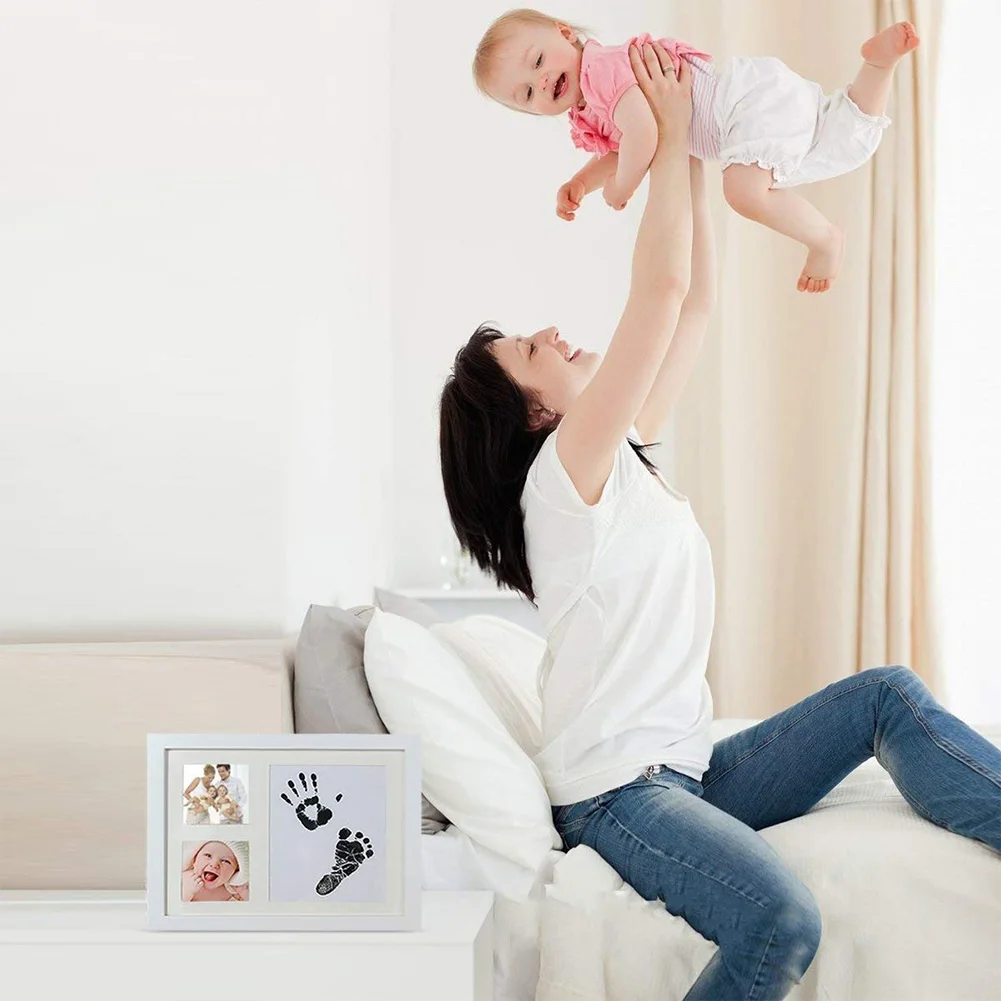 Safe Ink Pad Mess Free Inkless Baby Non-toxic Imprint Cards Stamp Newborn Souvenir Footprint Infant Handprint