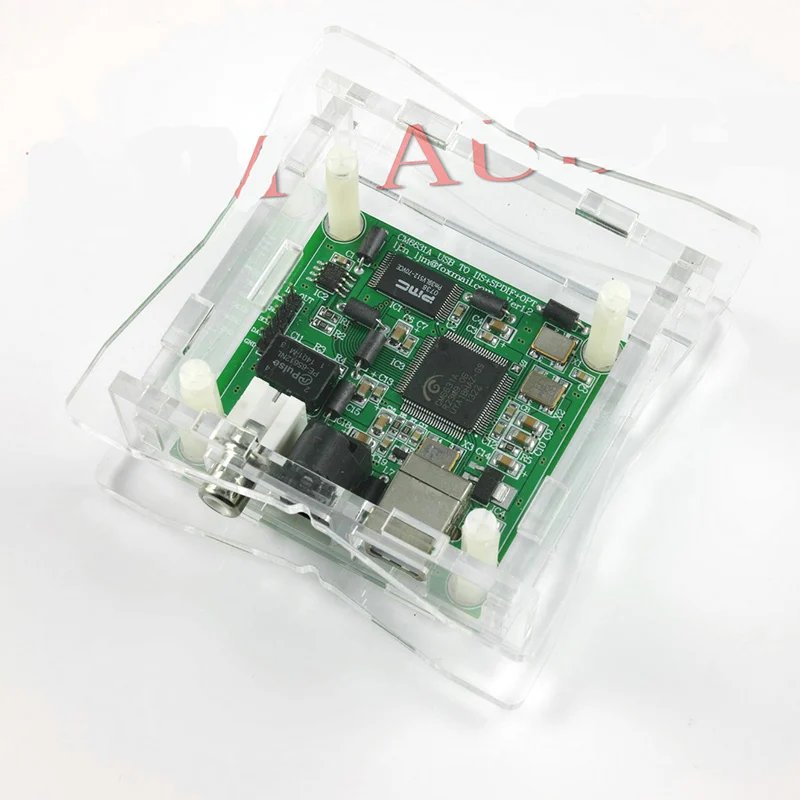 Diy игрушечные аксессуары/части технические модели/CM6631A USB в SPDIF PMMA box/поддерживает