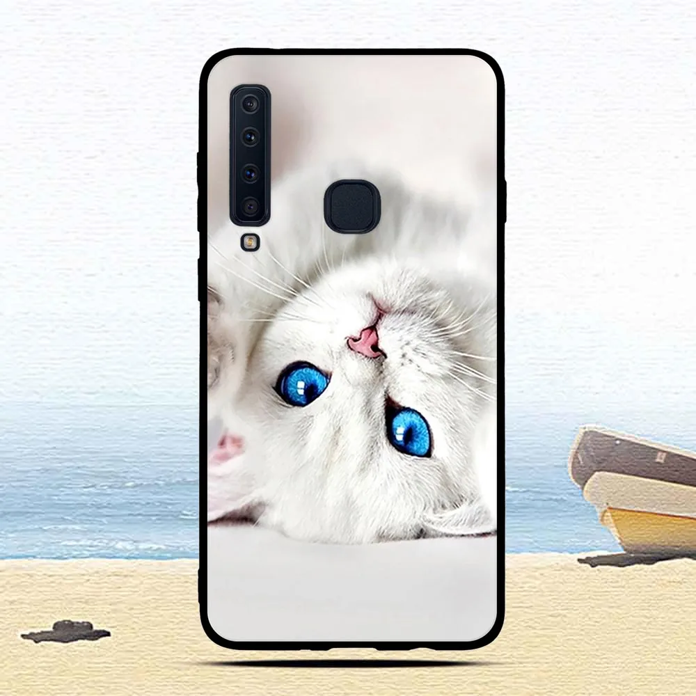 Чехол для телефона Samsung Galaxy A9 2018 силиконовый защитный чехол Star Pro черный матовый