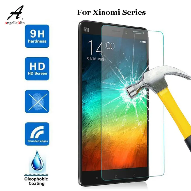 Защитная пленка для экрана из закаленного стекла 9H Xiaomi Redmi Mi 8 Max Mix2 4X 4A A1 5A Mix 1 2 3 4 5 6
