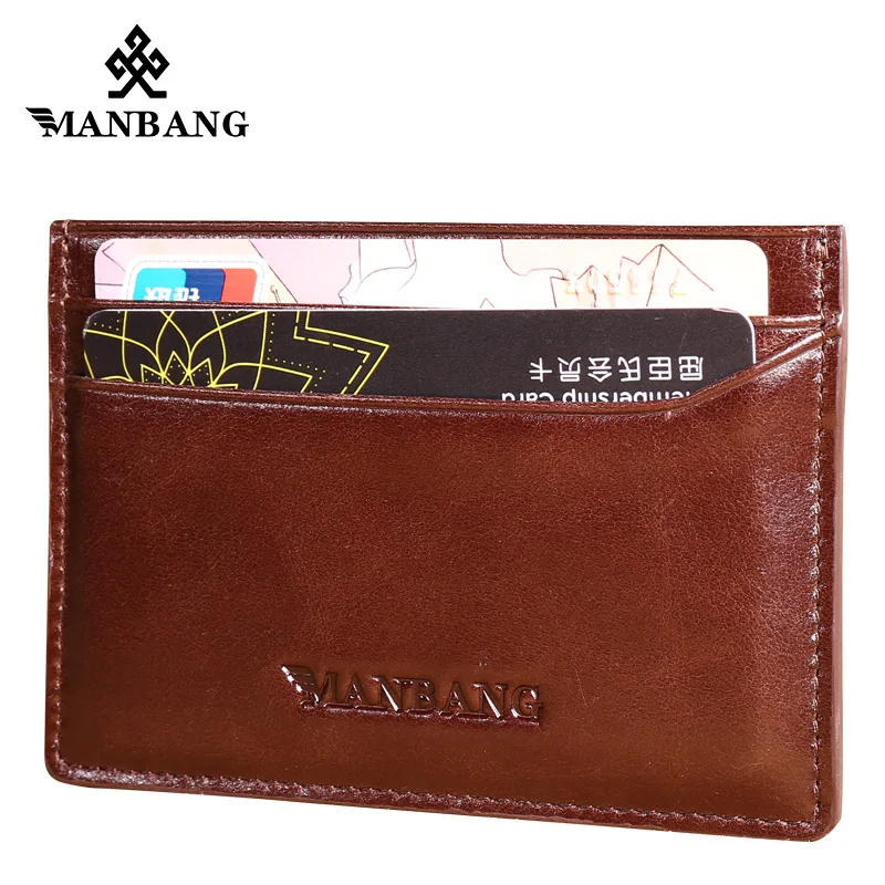 Обложка для паспорта Кредитная Держатель карт Manbang Для мужчин кошелек из