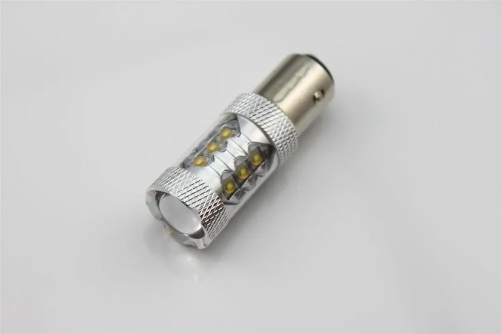 

Pair AMBER/Yellow CREE XBD Chip LED 80W 1156 BA15S CANBUS ERROR FREE HIGH PERFORMANCE INDICATOR REVERSE STOP TAIL LED BULBS