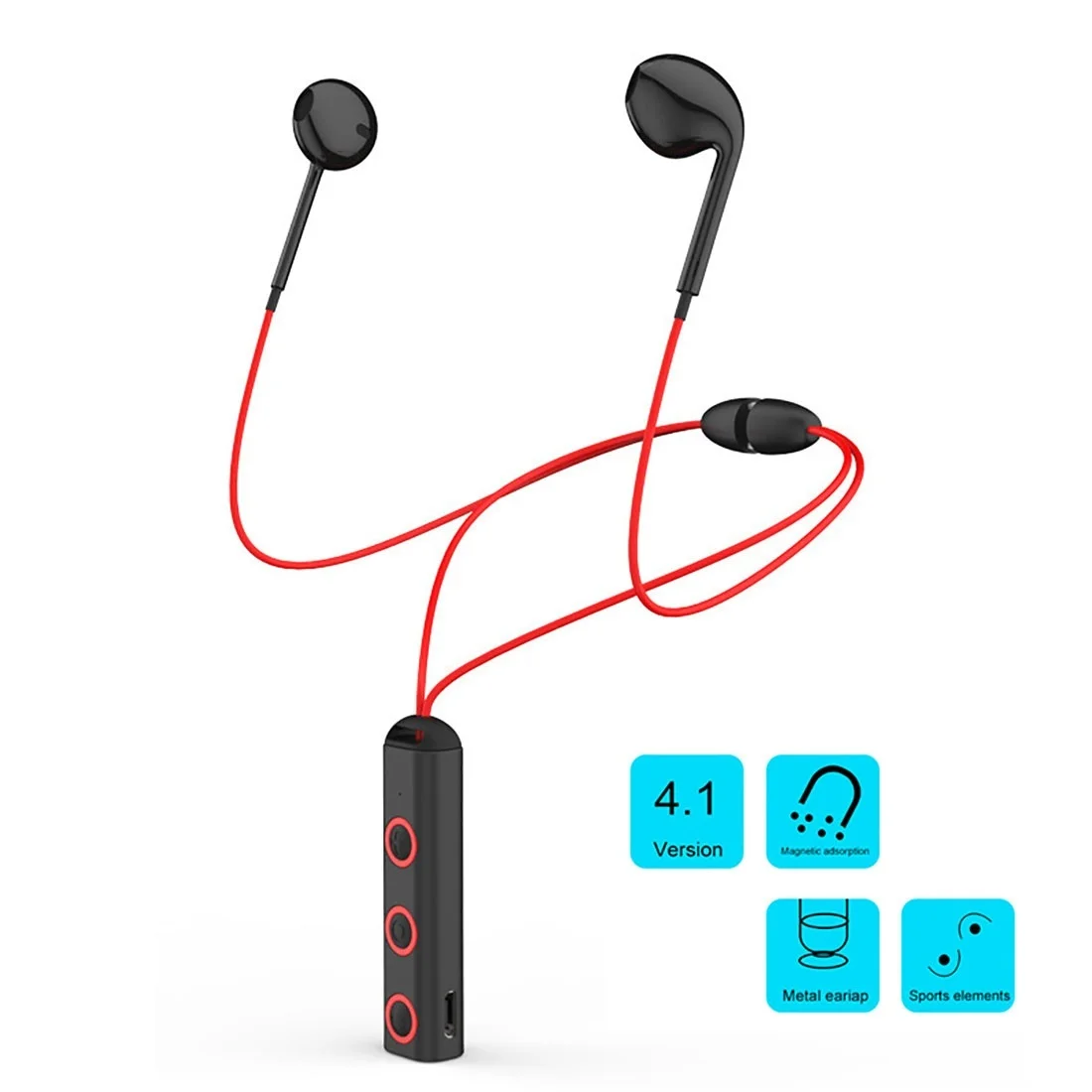 Мини наушники в ухо Спортивные Беспроводные Bluetooth 4 1 спортивные стерео вкладыши