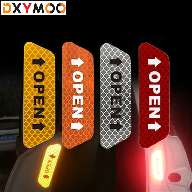 4 шт. светоотражающие предупреждающие наклейки на автомобиль|bike stickers decals|car