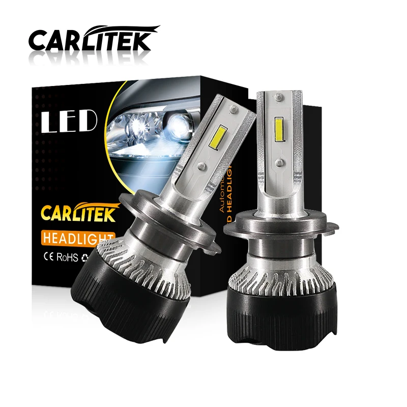 CARLitek CSP Chip Led HB 4 HB3 H9 H8 H1 6000K 10000LM led carro мини автомобильные лампы Противотуманные