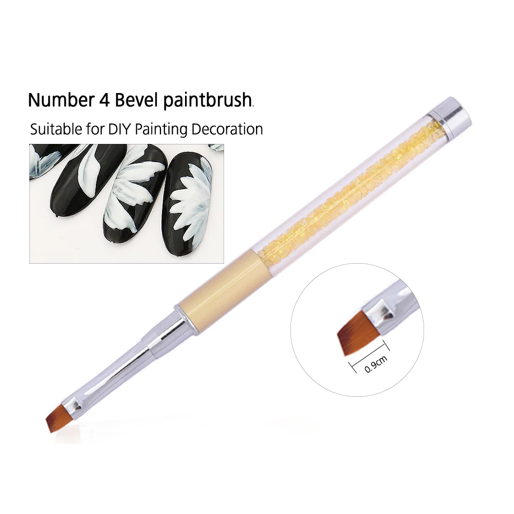 ROSALIND дизайн ногтей акриловая ручка УФ гель щетка для Рисование линий наконечники