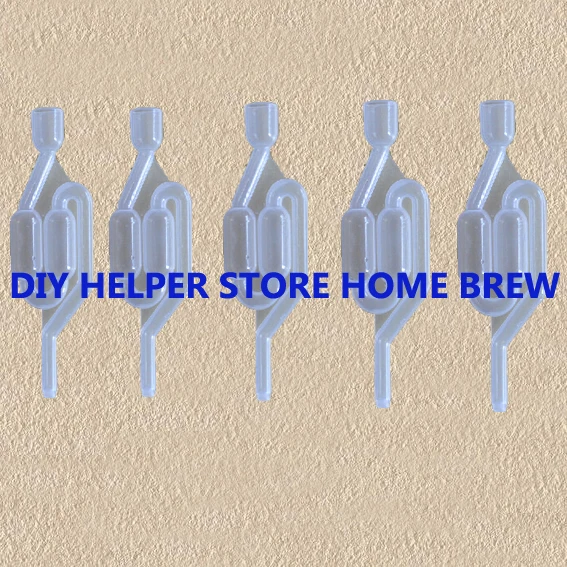 BEER HOME BREW AIRLOCK 5 PACK &quotS&quot двойной пузырьковый воздушный замок для вина MOONSHINERS HOMEBREW