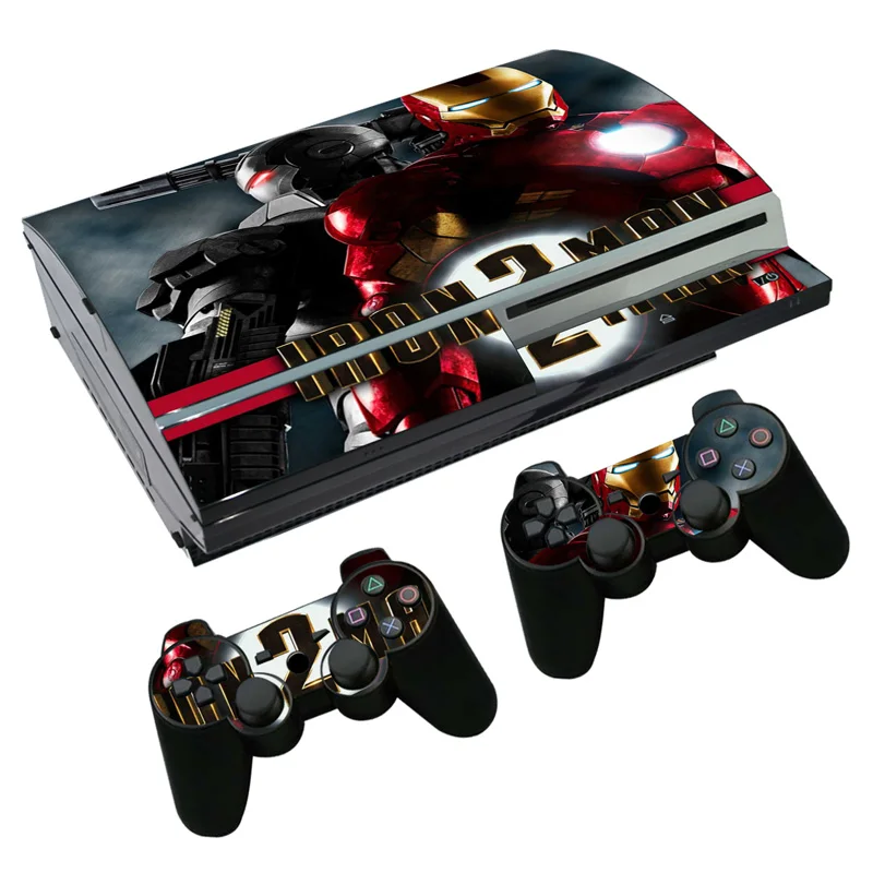 Наклейка с Железным человеком из Мстителей наклейка для PS3 Fat PlayStation 3 консоль и