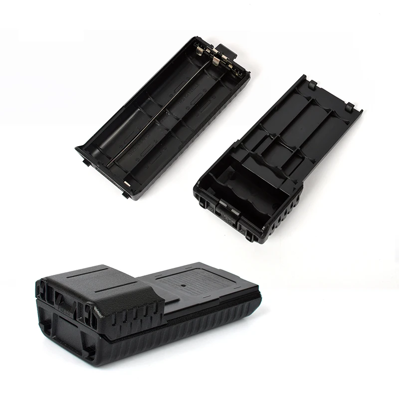 2017 Baofeng UV-5R Extended Battery Case 6 * AA Расширенный 5R батареи Дело Box портативный