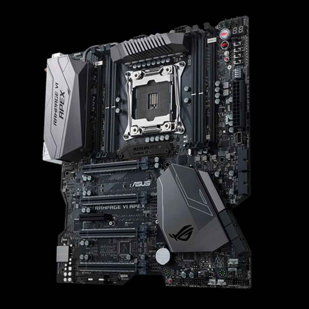 ROG RAMPAGE VI APEX X299 материнская плата LGA2066 DDR4 поддержка памяти M.2 SSD с бортовым AC Wi-Fi и USB 3,1