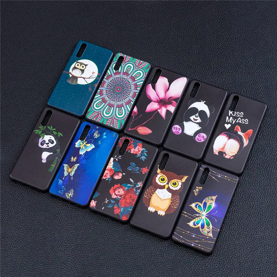 Saiensi чехол для Huawei P20 P10 P9 P8 Lite Honor 6x7x9 lite Nova 2 плюс 3E рельеф силиконовый ультра тонкие