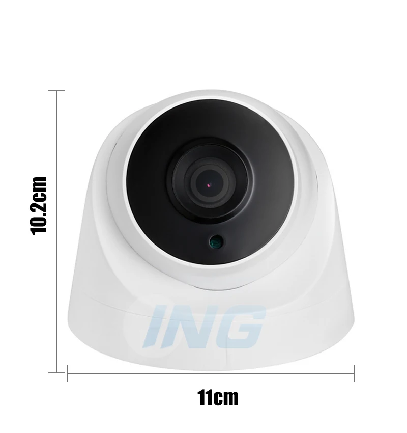 HD 1080P купольная ip камера ночного видения 2.0MP 3 массива светодиодная ИК для
