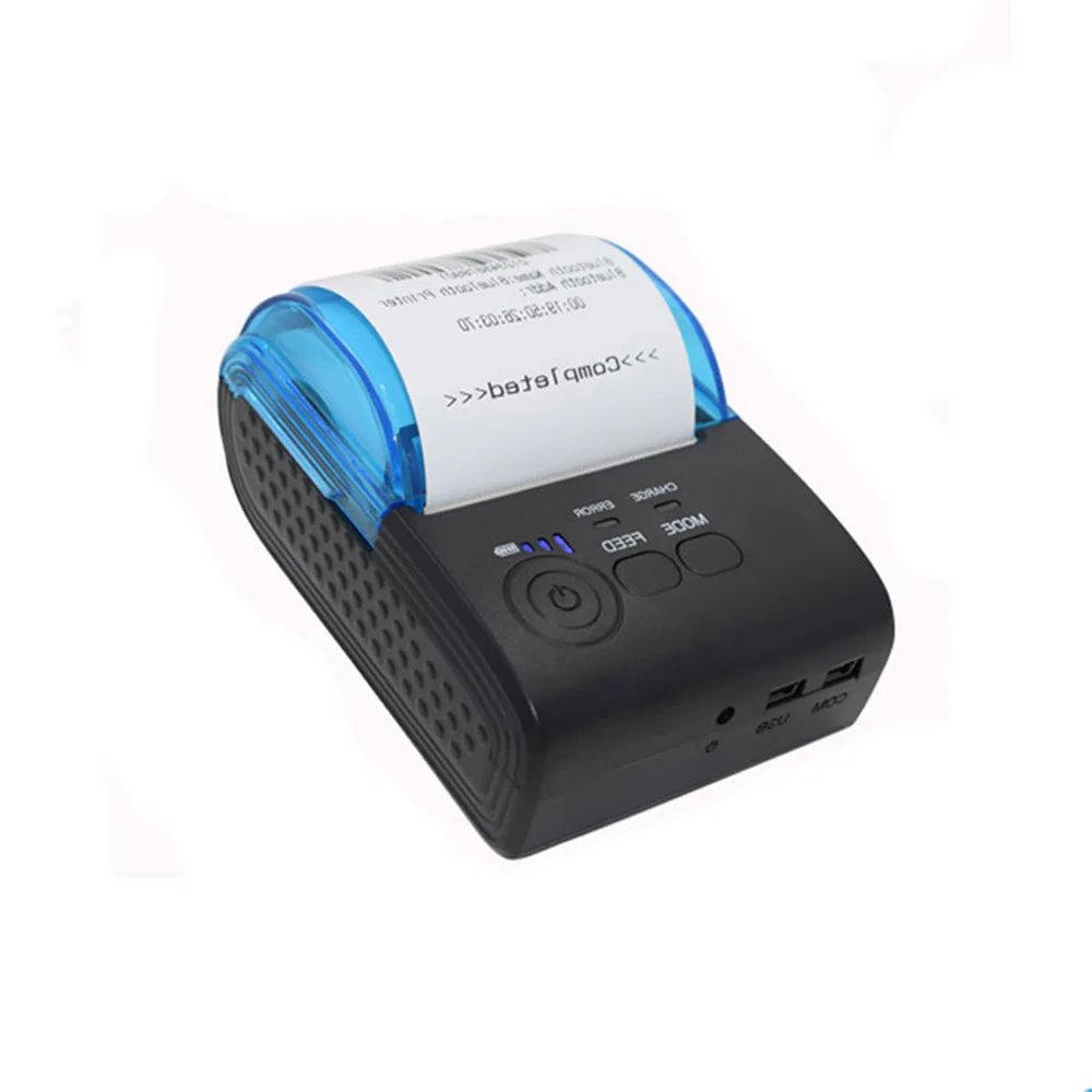 USB / Bluetooth Термопринтер для чеков и купюр POS инструмент печати 57 мм|Принтеры| |