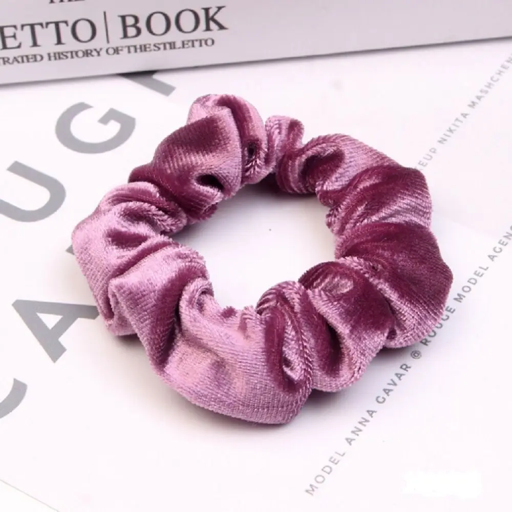 5 шт. вельветовые резинки для волос прически конский хвост | Красота и здоровье