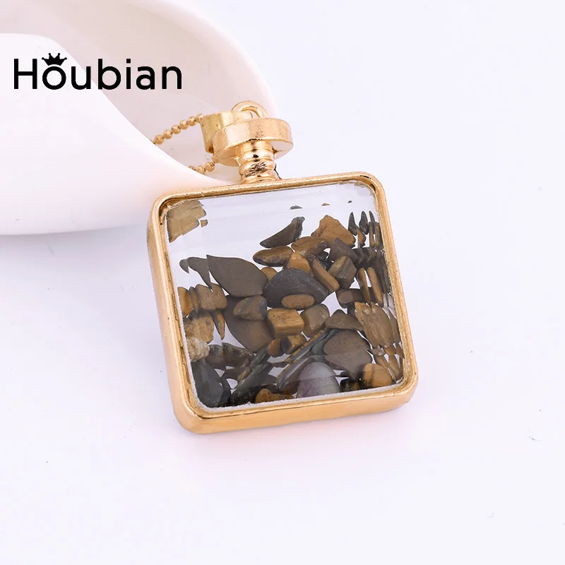 HouBian Новая натуральная флюоритовая Хрустальная прозрачная стеклянная